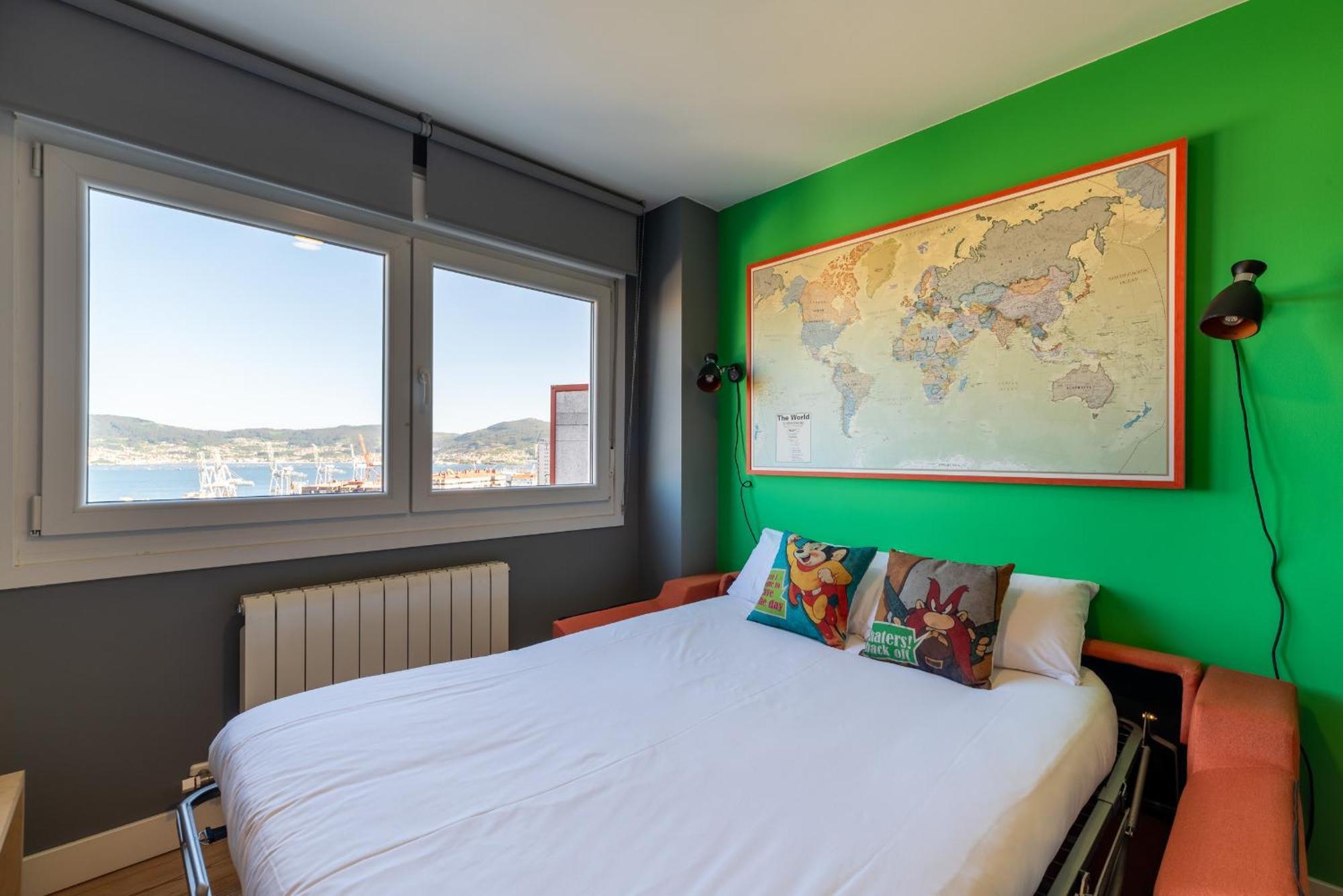Apartamento Vistas Ria Con Parking Vigo Exteriör bild
